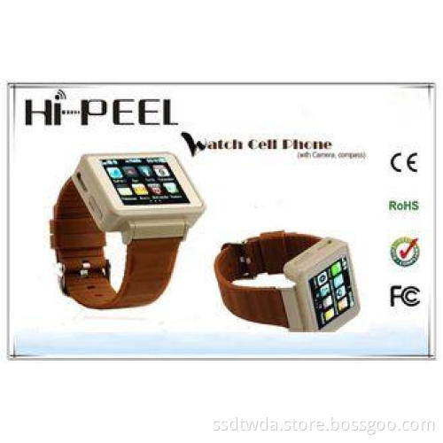 1.55 inch TFT Screen GSM Wrist Watch Phone , Smart GPRS Han